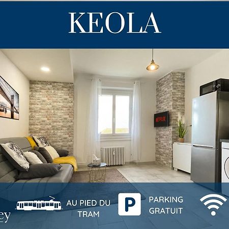 Homey Keola - Parking Prive Gratuit - Aux Portes De Geneve - Au Pied Du Tram - Appartement Avec 1 Chambre Et Un Grand Salon Avec Un Canape-Lit Ambilly Bagian luar foto