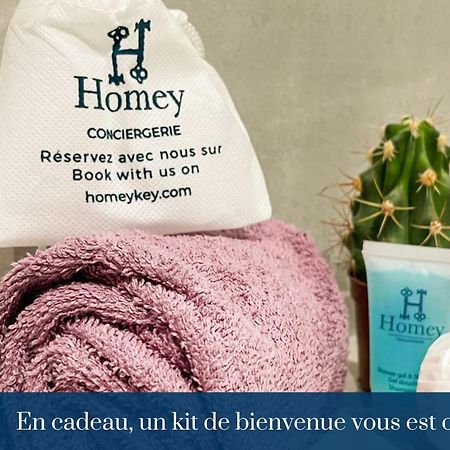 Homey Keola - Parking Prive Gratuit - Aux Portes De Geneve - Au Pied Du Tram - Appartement Avec 1 Chambre Et Un Grand Salon Avec Un Canape-Lit Ambilly Bagian luar foto