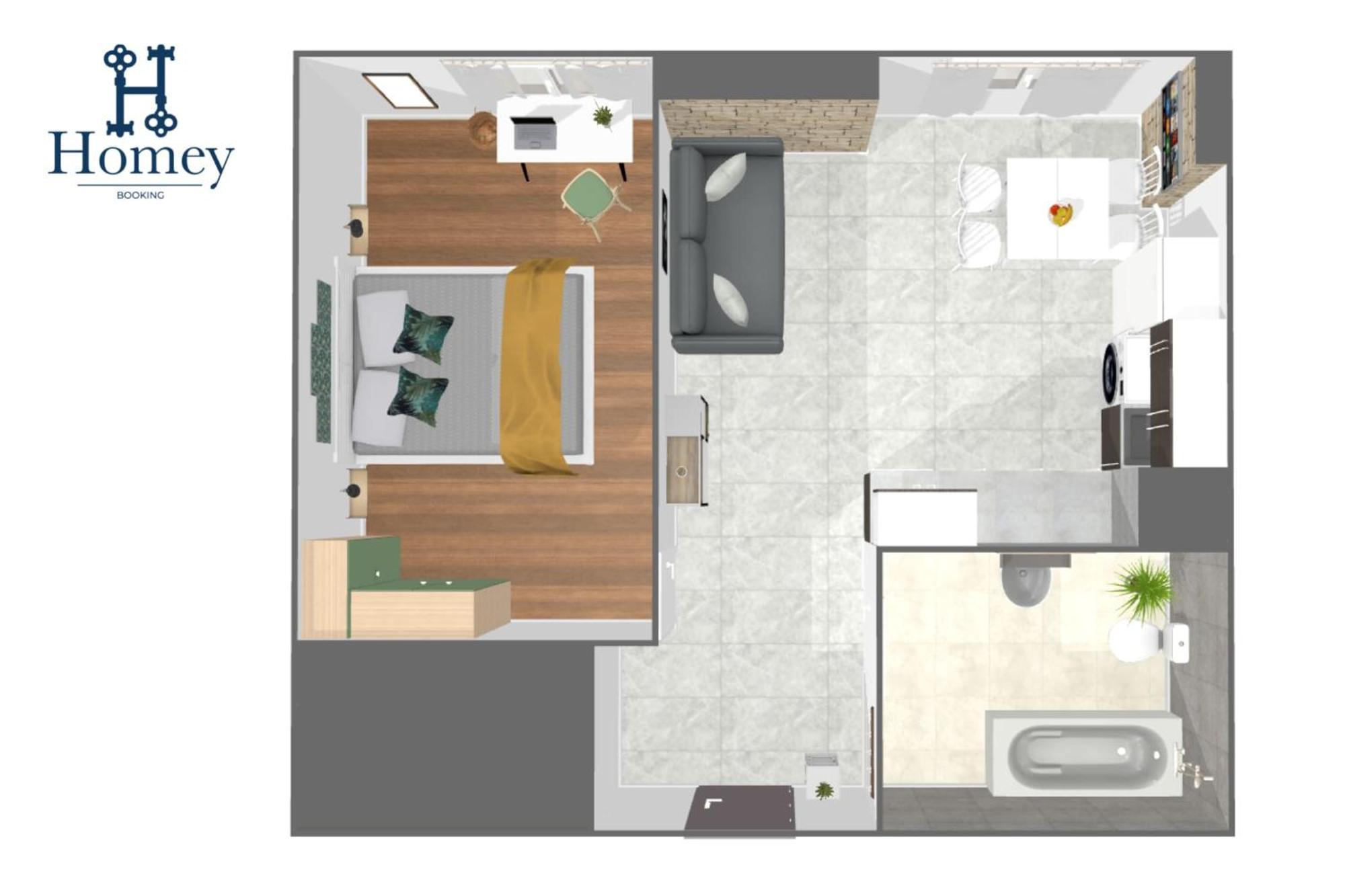 Homey Keola - Parking Prive Gratuit - Aux Portes De Geneve - Au Pied Du Tram - Appartement Avec 1 Chambre Et Un Grand Salon Avec Un Canape-Lit Ambilly Bagian luar foto
